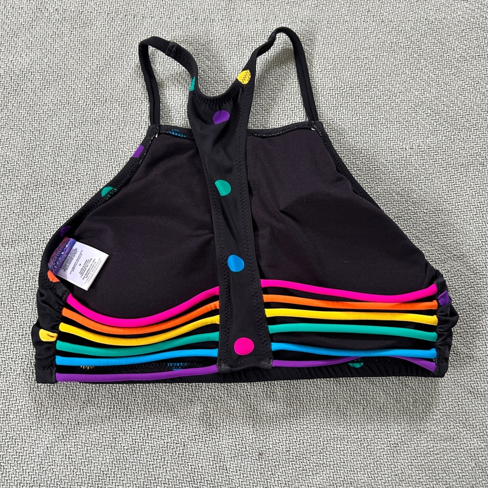 Coco Rave Black Bikini Racerback High-Waisted - Picture 4 of 4